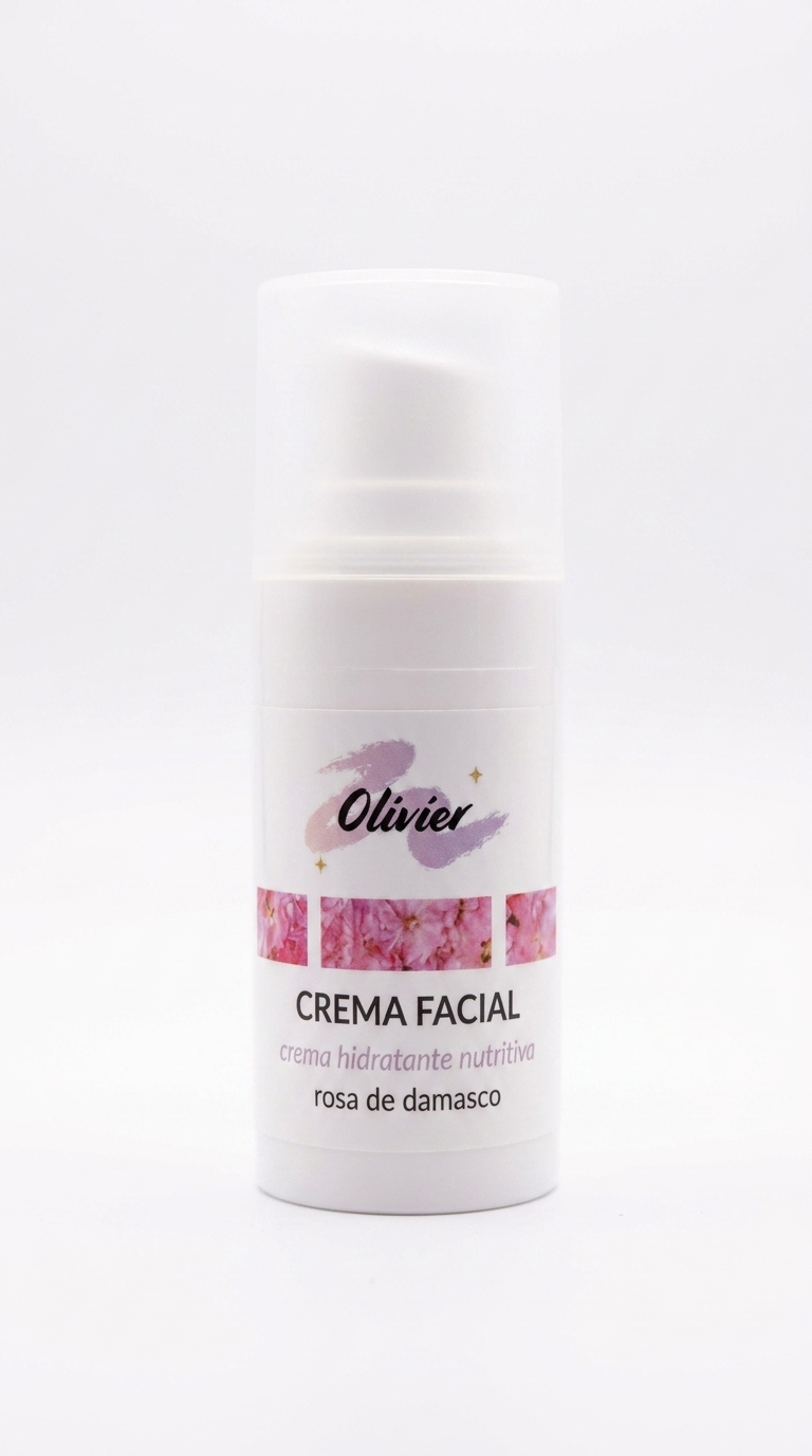 Crema Facial Rosa Damascena